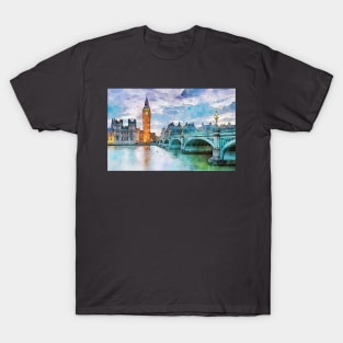 London in watercolours T-Shirt